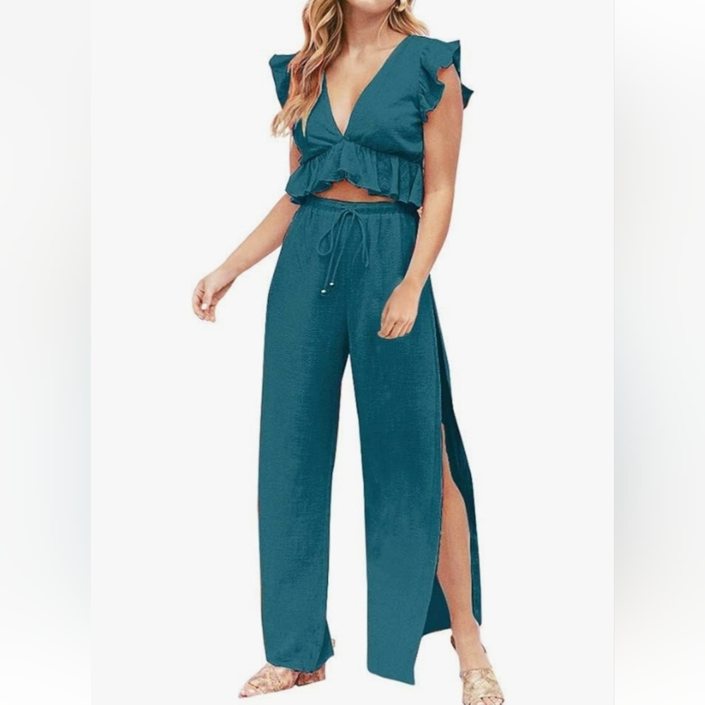 FANCYINN Teal 2PC SET